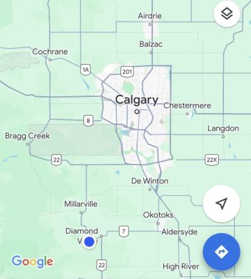 Service area where we paint